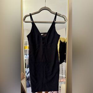 Topshop Black Strappy Dress